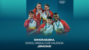 Valencia recibe a sus deportistas olímpicos